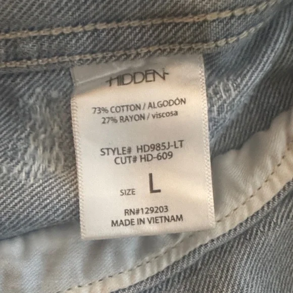 Distressed Denim Jacket by Hidden - Picture 15 of 16